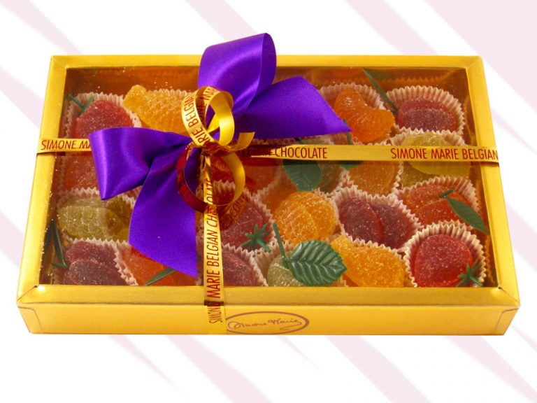 Fruit Jellies Large Box Toronto Belgian Chocolate Shop Simone Marie