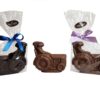 Belgian Chocolate Bunny on a Tractor - 220g